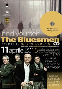 Locandina presentazione cd The Bluemsen Find Yourself