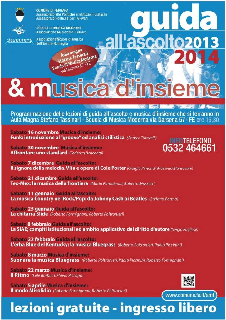 Guida all’Ascolto e musica d’Insieme 2013/2014