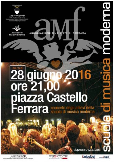 CALENDARIO SAGGI in PIAZZA CASTELLO FERRARA