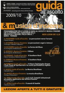 Guida all’ascolto e Musica d’Insieme 2009