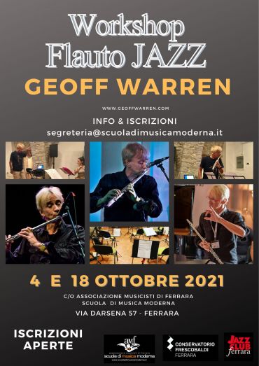 Workshop – FLAUTO JAZZ con Geoff Warren