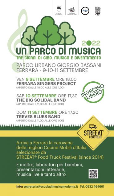 UN PARCO DI MUSICA 2022 – 9,10, 11 settembre