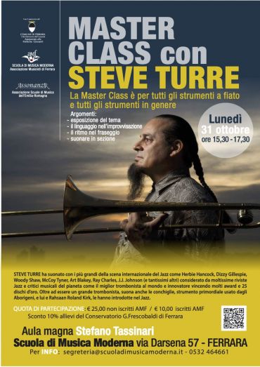 MASTER CLASS con STEVE TURRE