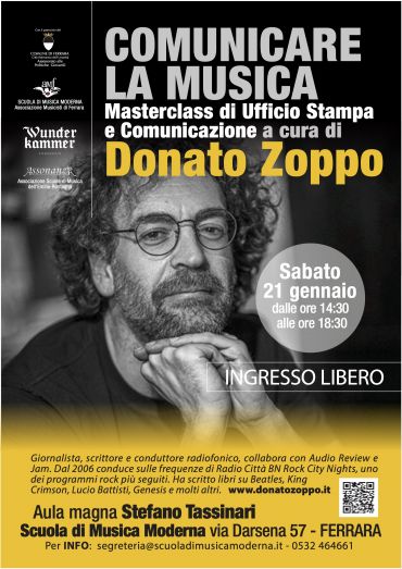 Masterclass di Ufficio Stampa e Comunicazione a cura di Donato Zoppo